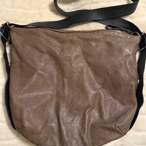 Brown Leather Shoulder Bag